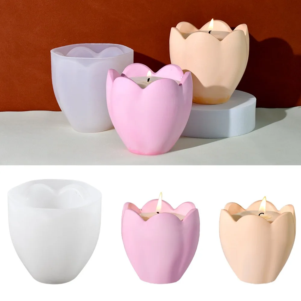 Flower Preservation Resin - Świecznik tulipanowy formy silikonowe kwiat żywica