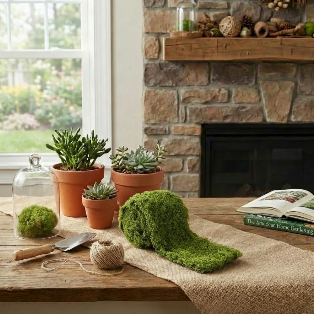 Sztuczna mata z mchu, sztuczny – Terrarium Moss Art recenzja i cena