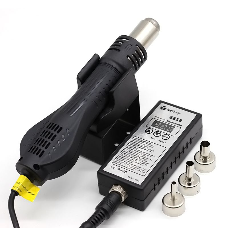 Stacja lutownicza 8858 Przenoś – Heat Gun Small recenzja i cena