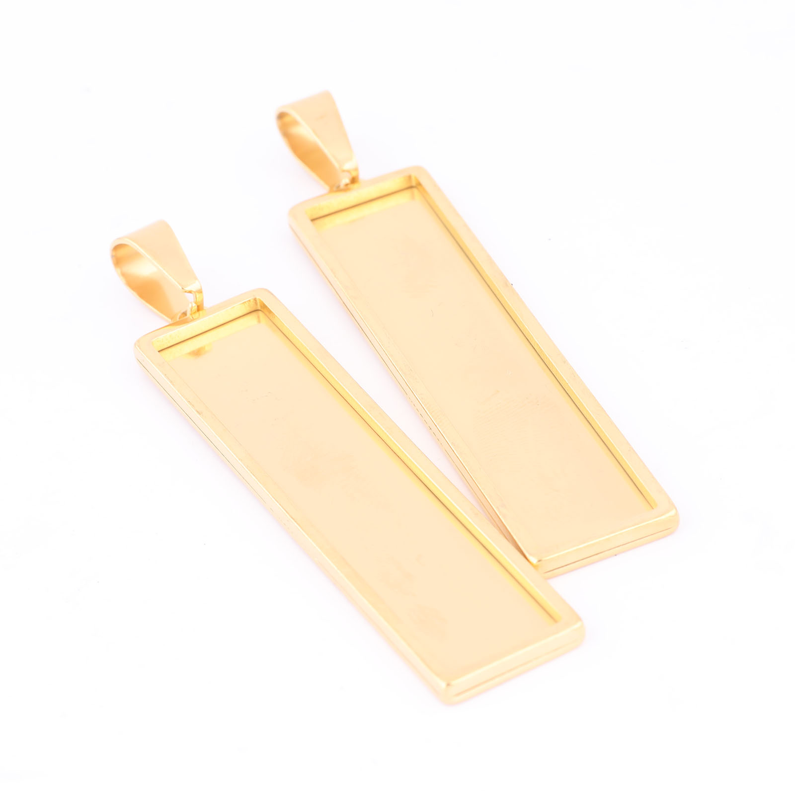 5 sztuk pozłacana stal nierdze – Bezels Set Pendant recenzja i cena