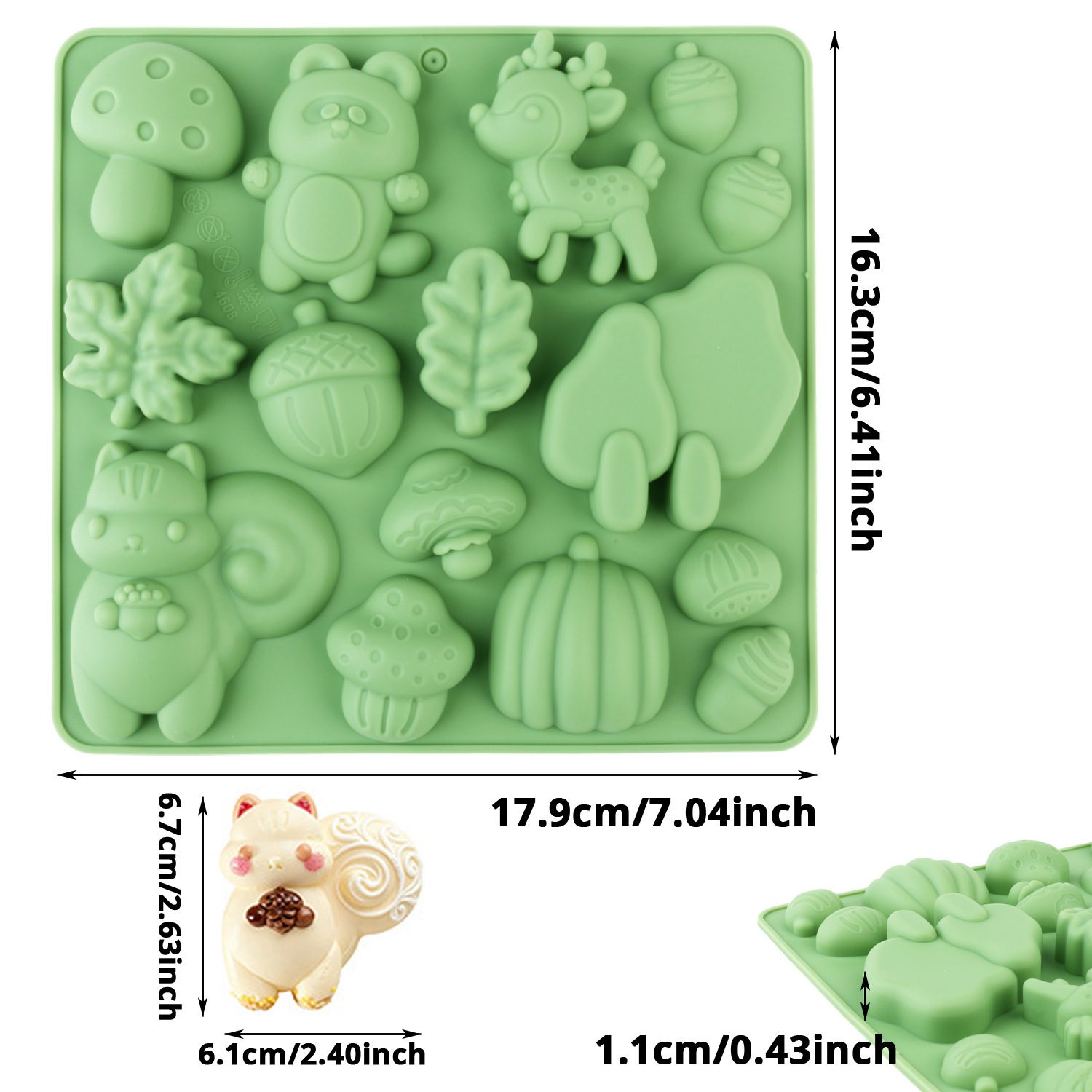 1 Silikonowa forma do ciast w  – Resin Craft Material recenzja i cena