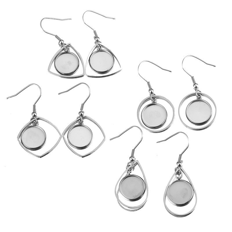 10 szt. Taca ze stali nierdzew – Bezels Set Pendant recenzja i cena