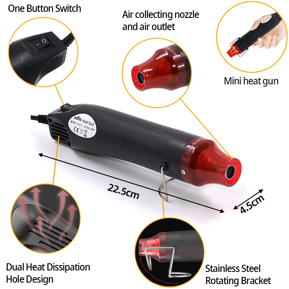 300W Opalarka na gorące powiet – Heat Gun Small recenzja i cena