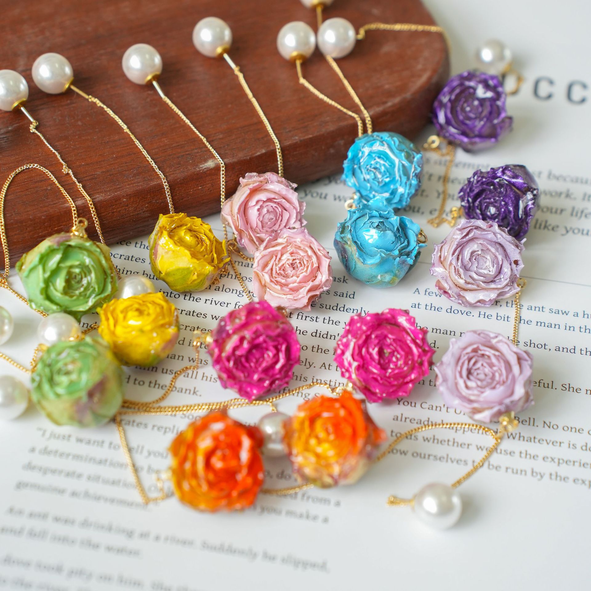 Seria Kolczyków z Konserwowany – Flower Preservation Resin recenzja i cena